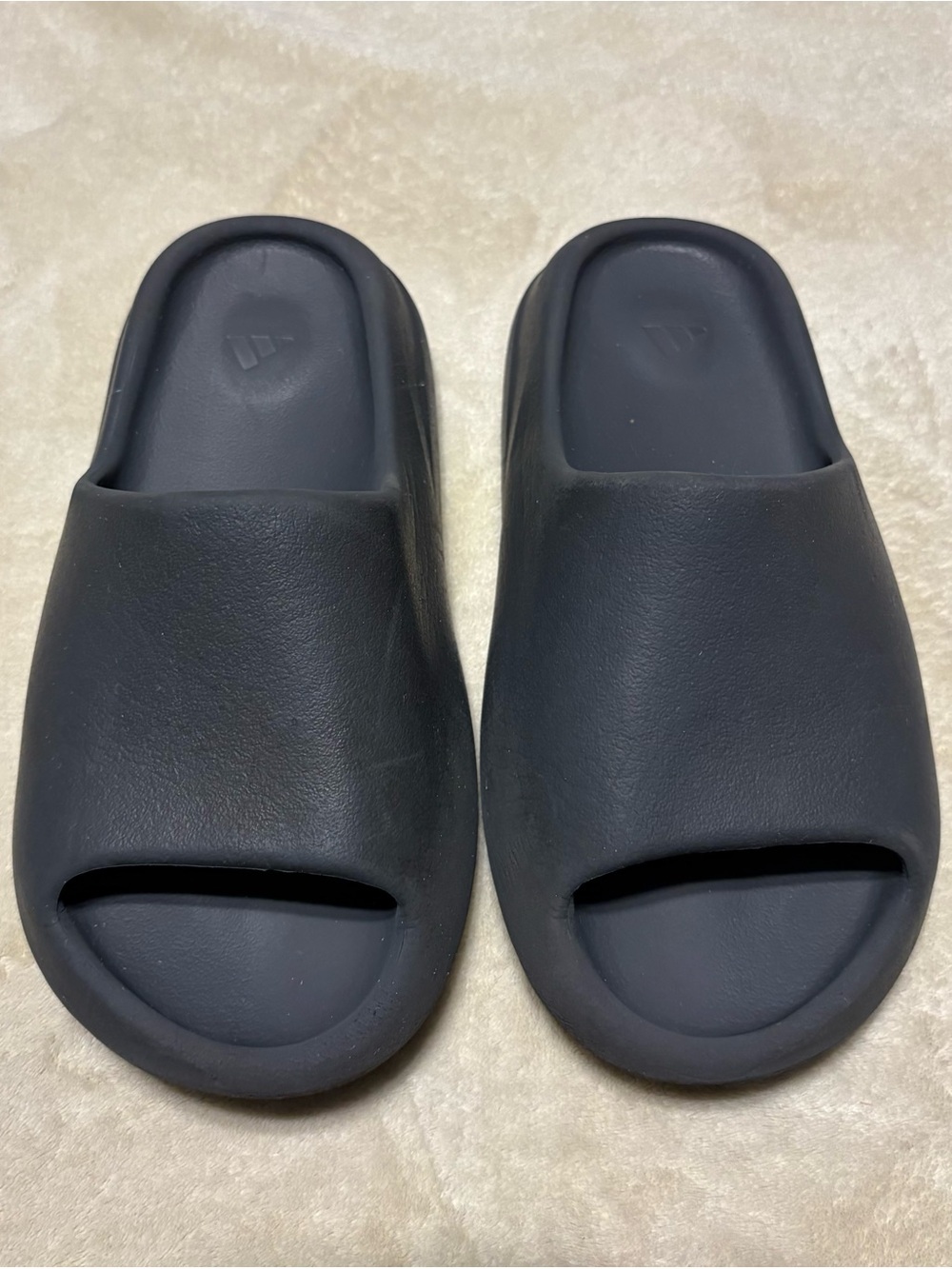 Yeezy Kids Black Slide Sandals